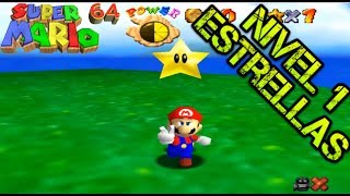 Todas Las Estrellas Del Nivel 1 Super Mario 64 [upl. by Eixid]