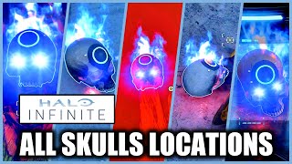 ALL SKULLS LOCATIONS  Halo Infinite [upl. by Abbot]