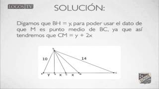 Teorema de la bisectriz aplicación de ejercicios [upl. by Namya]