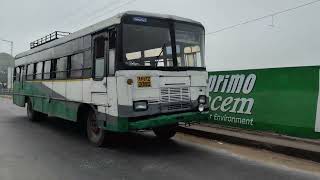 APSRTC Pallevelugu buses on road [upl. by Ayela]