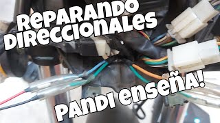 YoMeQuedoEnCasa TUTORIAL Como arreglar tus direccionales fácil y rápido motos chinas de trabajo [upl. by Ardnuasac]