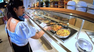 Carnival Cruise Buffet Lunch Food Tour 4K [upl. by Ashling684]