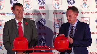 Checkatrade Trophy Round Two Draw [upl. by Wobniar]