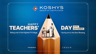 Teachers Day 2022  Koshys Group of Institutions [upl. by Eentruok]