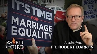 Bishop Barron on Gay Marriage amp the Breakdown of Moral Argument [upl. by Notfilc]