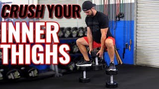 TOP 6 Inner Thigh Exercises for MEN Thicker Legs in 30 Days [upl. by Riplex230]