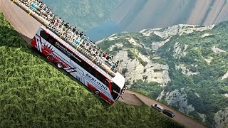 Bus Driver Encounters the Worlds Most DANGEROUS Road Eps008  Euro Truck Simulator 2  Dangerous [upl. by Turner]