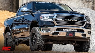 2019 Ram Trucks 1500 20inch LED Light Bar Bumper Mount Kit by Rough Country [upl. by Vijnas]