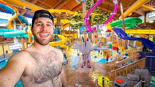 MASSIVE INDOOR Water Parks at Wisconsin Dells Wilderness One Of Americas LARGEST Indoor Water Parks [upl. by Letniuq]