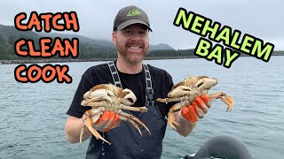 Nehalem Bay Crabbing  Catch Clean Cook [upl. by Chemash793]