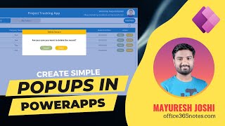 How to create a popup or alert box in PowerApps [upl. by Dobrinsky]