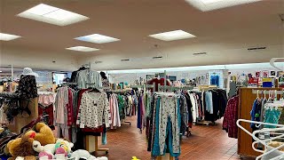 ASMR Empty Thrift Store Walk Through whisper [upl. by Nosna]