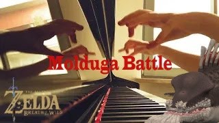 Molduga Battle【Play Piano by ear】モルドラジーク戦【耳コピ】The Legend of Zelda Breath of the Wild ゼルダの伝説 ブレワイ [upl. by Bellina]