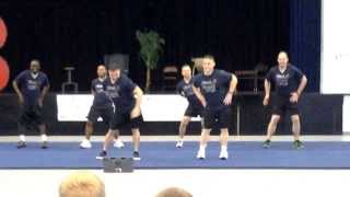 Bitburg High School Cheer Dads  17 Feb 2014 [upl. by Woermer]