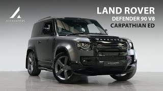 Land Rover Defender 90 V8 Carpathian Edition  Walkaround [upl. by Anirac294]