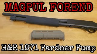 Install Magpul forend on HampR 1871 Pardner Pump [upl. by Harmonia612]