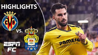 Villarreal vs Las Palmas  LALIGA Highlights  ESPN FC [upl. by Kcirted]