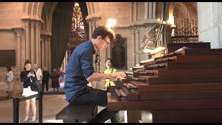 An Impromptu Musical Moment in Lausanne Cathedral [upl. by Pearla]