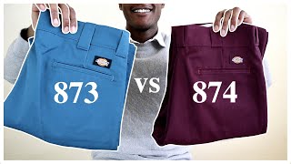 Dickies 874 vs 873 Fit Sizing Comfort  Which one is best for you  Workwear101 [upl. by Furtek637]