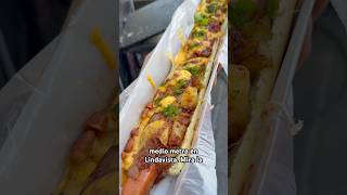 Jochos de medio metro en Lindavista regular short shorts food foodie foodies hotdog cdmx big [upl. by Mapes]