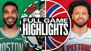 CELTICS at PISTONS  FULL GAME HIGHLIGHTS  February 26 2025 [upl. by Hnil]