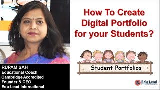 Creating Digital Portfolio for Students [upl. by Ardnohsed]