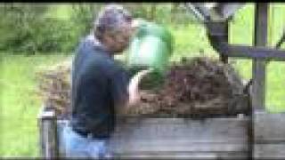 Emptying Compost Toilet Receptacles into a Compost Bin [upl. by Issie]