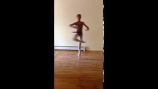 9 pirouettes on pointes Age 13 Russian ballerina Academy of Classical Russian Ballet [upl. by Vine]