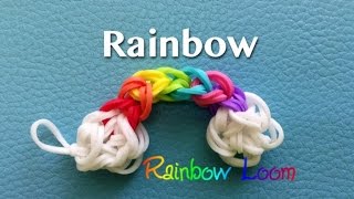 EASY Rainbow Loom Rainbow Charm [upl. by Cheffetz418]