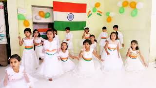 Republic Day Dance by kids in preschool on Aashayein [upl. by Goddard31]