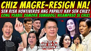 BREAKING SAWAKAS ITO EBIDENSYA SEN CHIZ ESCUDERO MAGRERESIGN PAPALITAN NA DAVAO NILAGLAG SI SARA [upl. by Abehsile]