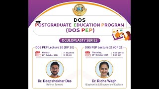 DOS PEP Lecture 21 OP 21 Blepharitis amp Disorders of Eyelash  Dr Richa Dharap [upl. by Eixor]