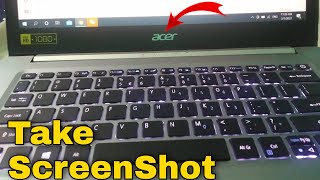 How To Take a Screenshot on Acer laptop [upl. by Tinya499]