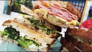 Sándwich de fiambres y quesos en pan de campo [upl. by Yeniffit]