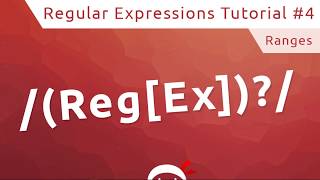 Regular Expressions RegEx Tutorial 4  Ranges [upl. by Yddor]