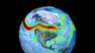 NASA Jet Stream Animation [upl. by Jaddan113]