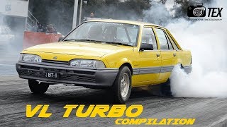 ULTIMATE HOLDEN VL TURBO amp VL V8 COMPILATION  AUSSIE MUSCLE VL Dose VL Skid VL Drag Race RB30 [upl. by Akimehs]