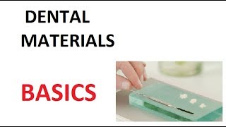 Dental Materials  Basics [upl. by Ameehs]