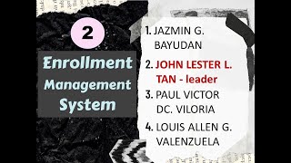 BSIT 11 Enrollment Management System [upl. by Suedaht]