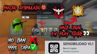 ENCONTRÉ LA MEJOR APLICACIÓN PARA PEGAR TODO ROJO👺 EN FREE FIRE SIN RIESGO DE BANEO😱 [upl. by Trometer]