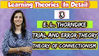 Thorndike Trial and Error Theory  Theory of Learning  Laws of Learning  Inculcate Learning [upl. by Nal]