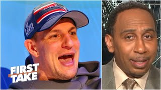 Stephen A reacts to the Patriots trading Rob Gronkowski to the Bucs  First Take [upl. by Dahlia]