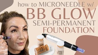 Get Glowing Hydrated Even Skin Tone with SemiPermanent BB Glow amp Dr Pen Microneedle device [upl. by Idnam599]