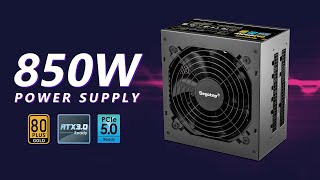 Segotep  850W Black Power Supply  80 Plus Gold Certified [upl. by Mcclees482]