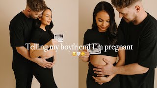 telling my boyfriend im pregnant👶🤍  Zel and Ben [upl. by Namajneb533]