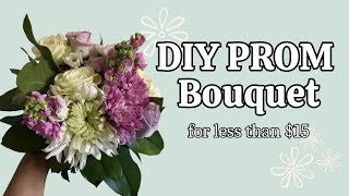 DIY Prom Flowers Bouquet for 14 aleexischristine [upl. by Nihi]