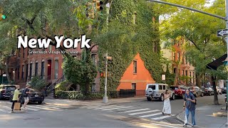 Greenwich Village NYC Walk New York City Walking Tour 4k 2023 [upl. by Rennerb321]