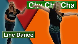 Cha Cha Line Dance  Learn How to Dance with full EASY teach amp practise  Basic Cha Cha Steps [upl. by Sanbo439]