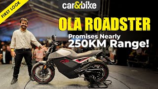 ⚡️ Ola Roadster Electric Motorcycle  6 kWh battery  240km RANGE for Rs 140 lakh 👀  First Look [upl. by Eceined]