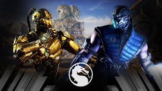 Mortal Kombat X  Cyrax Vs SubZero Very Hard [upl. by Anirual]